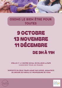Osons le Bien-Être pour Toutes @ Centre Social de rillieux