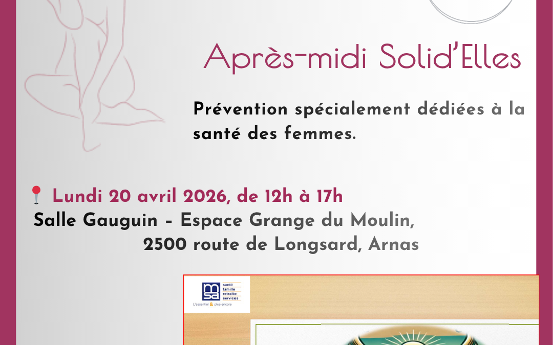 Solid&rsquo;Elles MSA – 20 avril 2026